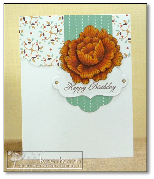 Supplies<br />
Stamps: In Bloom, Birthday Basics (PTI);<br />
Colors: White (PTI); More...
