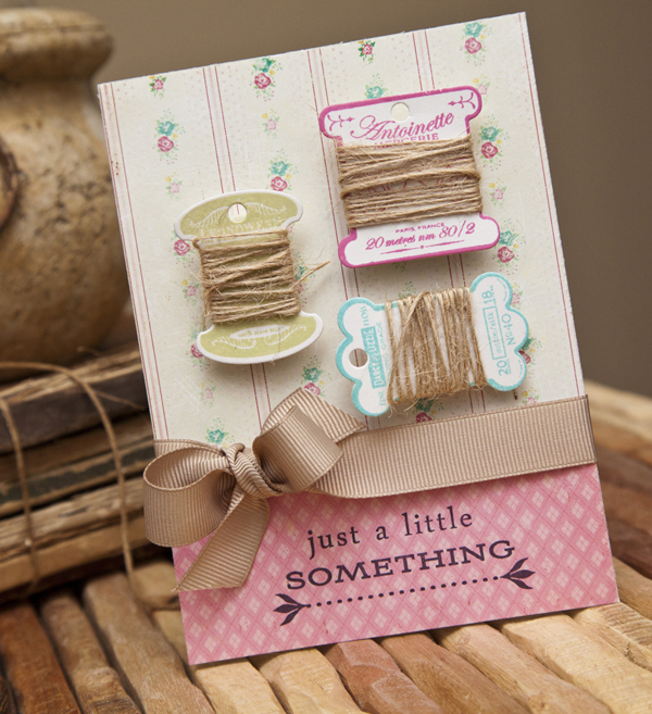 Supplies<br />
<br />
Stamps: Hanging by a Thread, Think Big Favorites #22<br />
Ink: Aqua...