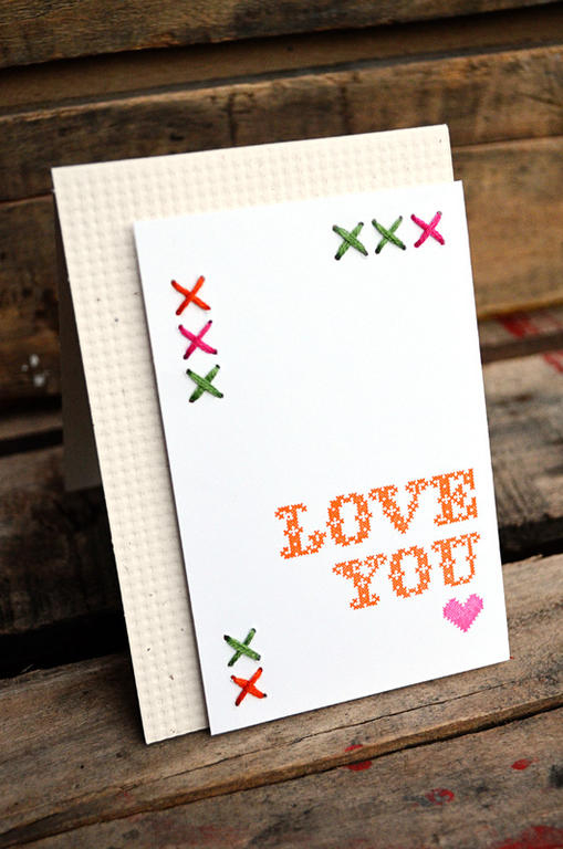 {Love You} card<br />
<br />
Stamps - Stitched Sentiments<br />
CS - White, Rustic Cream<br...