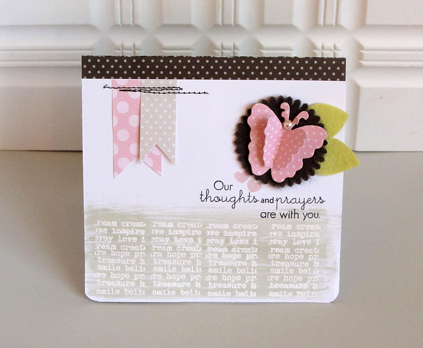 STAMPS: Background Basics: Inspiration<br />
INK: Soft Stone, Fresh Snow inks<br />
PAPER:...