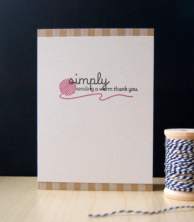 Cardstock: kraft, rustic cream<br />
Stamps: Knit Bits, Purls of Wisdom, Background Basics:...