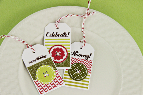 Stamps: Party Poppers, Buttoned Up<br />
Dies: Fillable Frame #10, Plain Buttons<br />
Ink:...