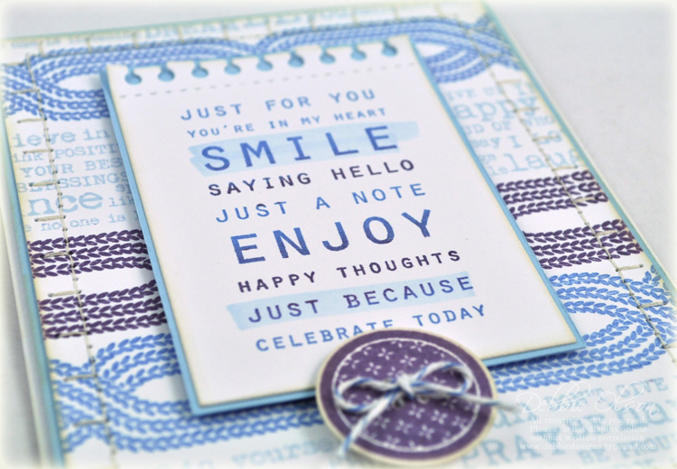 Winter Smile Card detail