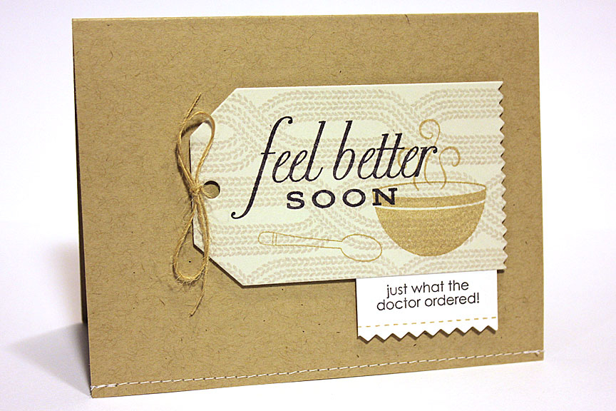 size: 5 1/2&quot; x 4 1/4&quot;<br />
<br />
stamps: Think Big Favorites #22, Comfort Food,...