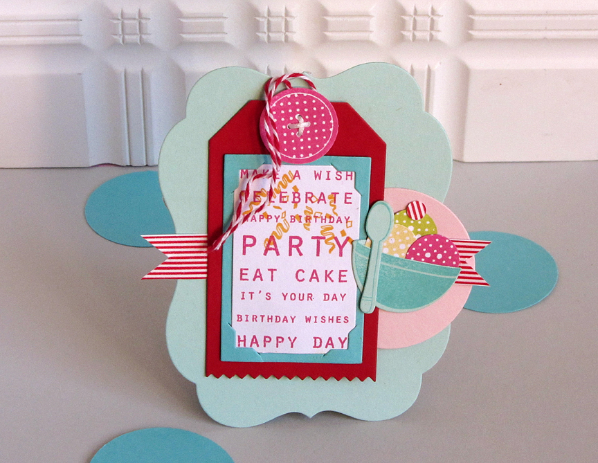 STAMPS:  Comfort Food, Sentiment Signs, Button Up, Party Poppers<br />
INK: Summer Sunrise,...