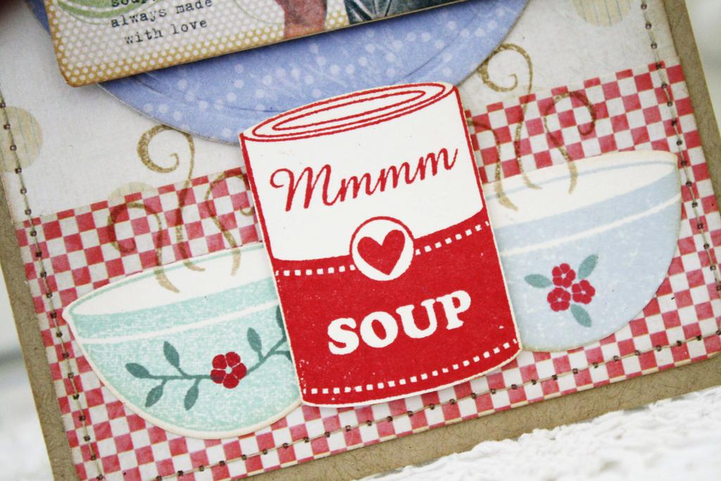 Papertrey Ink Supplies Used:<br />
Stamps:<br />
Comfort Food and Stitched Sentiments<br />...