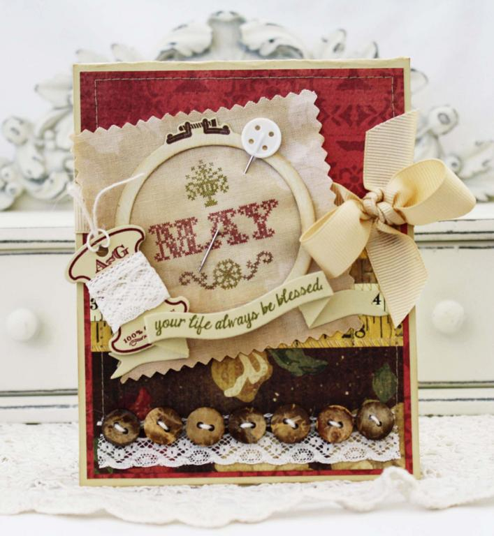 May Your Life Always be Blessed Card<br />
Papertrey Ink Supplies Used:<br />
Stamps:<br />...