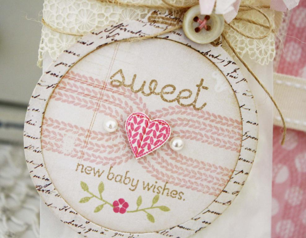 Sweet New Baby Wishes Tag<br />
Papertrey Ink Supplies Used:<br />
Stamps:<br />
Knit Bits,...