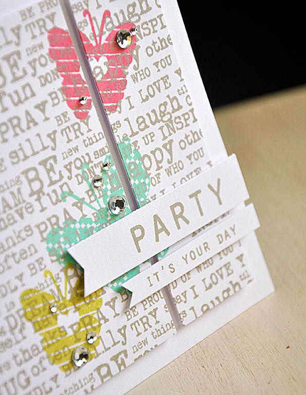 Stamps: Heart-2-Heart #10, Background Basics: Inspiration &amp; Sentiment Signs<br />
Ink:...