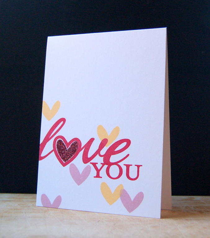 Cardstock: white<br />
Stamps: Think Big Favorites #23, With All My Heart<br />
Ink: lavender...