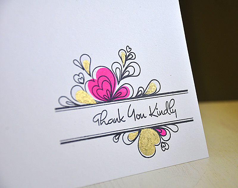 Thank You Kindly Card Detail