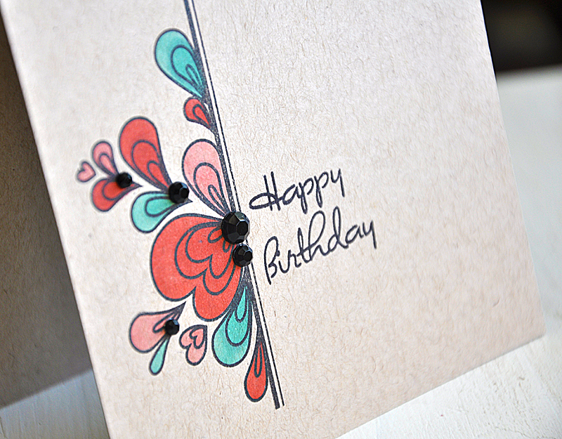 Happy Birthday Card Detail