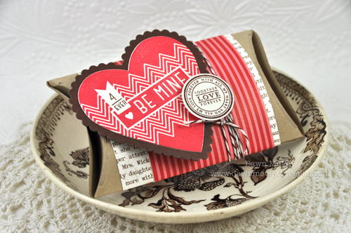 Paper: rustic cream, kraft, dark chocolate, Dearest Jane, pure poppy pattern pack<br />
Stamps:...