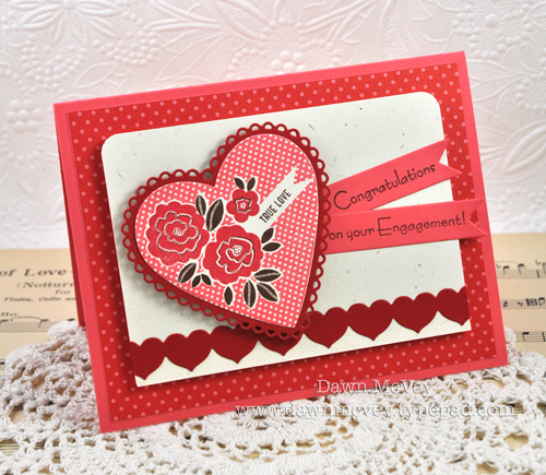 Paper: rustic cream, berry sorbet, pure poppy, pure poppy pattern pack<br />
Stamps: With All...