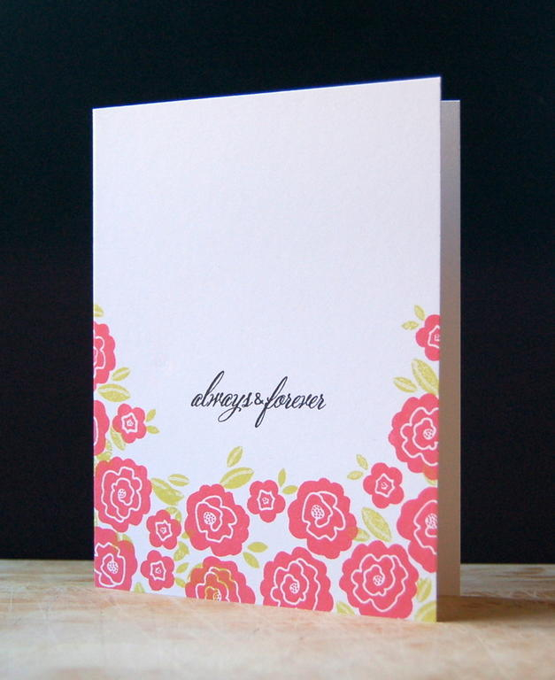 Cardstock: white<br />
Stamps: With All My Heart, Simple Alphabet<br />
Ink: black, berry...