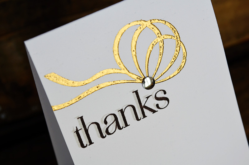 {Elegant Thanks} card <br />
<br />
Stamps - Embroidered Blooms<br />
CS - White<br />
PP -...