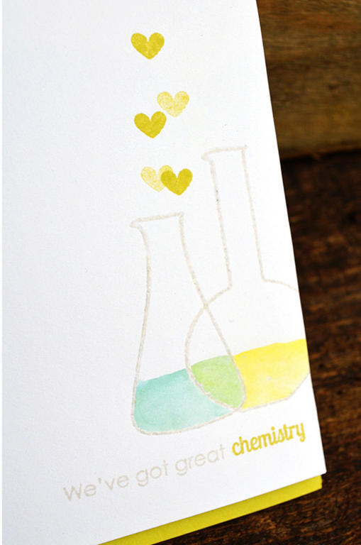 {Great Chemistry} card<br />
<br />
Stamps - Love Potion <br />
CS - White, Simply...