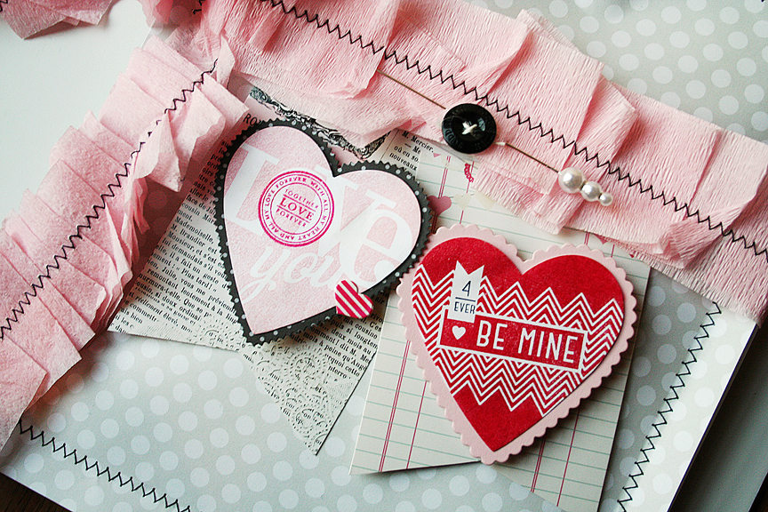 STAMPS: With All My Heart<br />
INK: Pure Poppy, True Black, Sweet Blush<br />
PAPER: Soft...