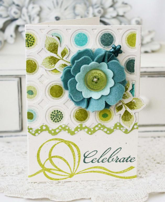 Papertrey Ink Supplies Used:<br />
Stamps:<br />
Ribbons &amp; Bows and Embroidered Blooms<br...