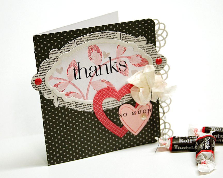 STAMPS: Embroidered Blooms, Background Basics: Newsprint<br />
INK: True Black, Sweet Blush,...