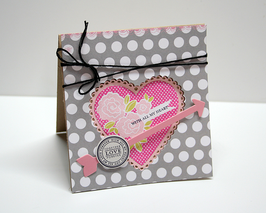 STAMPS: With All My Heart<br />
INK: Raspberry Fizz, Sweet Blush, Limeade Ice, True Black<br />...