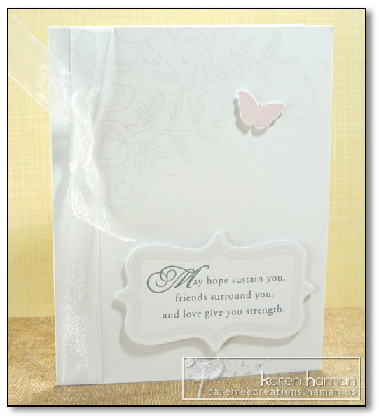 Supplies<br />
All supplies Papertrey Ink unless otherwise noted.<br />
Stamps: With Sympathy,...