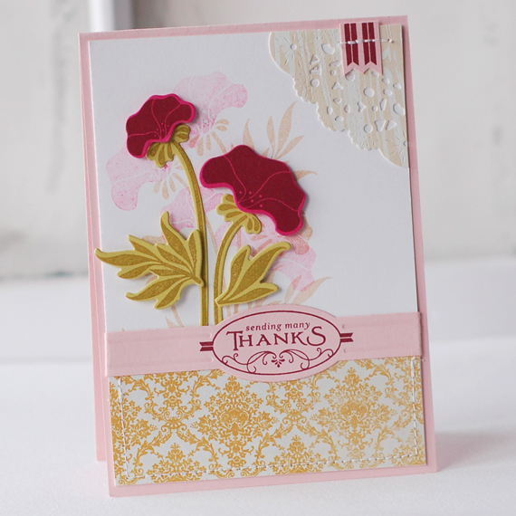 stamps:  everyday photo finishers, daydreamer<br />
ink:  hibiscus burst, fine linen, scarlet...
