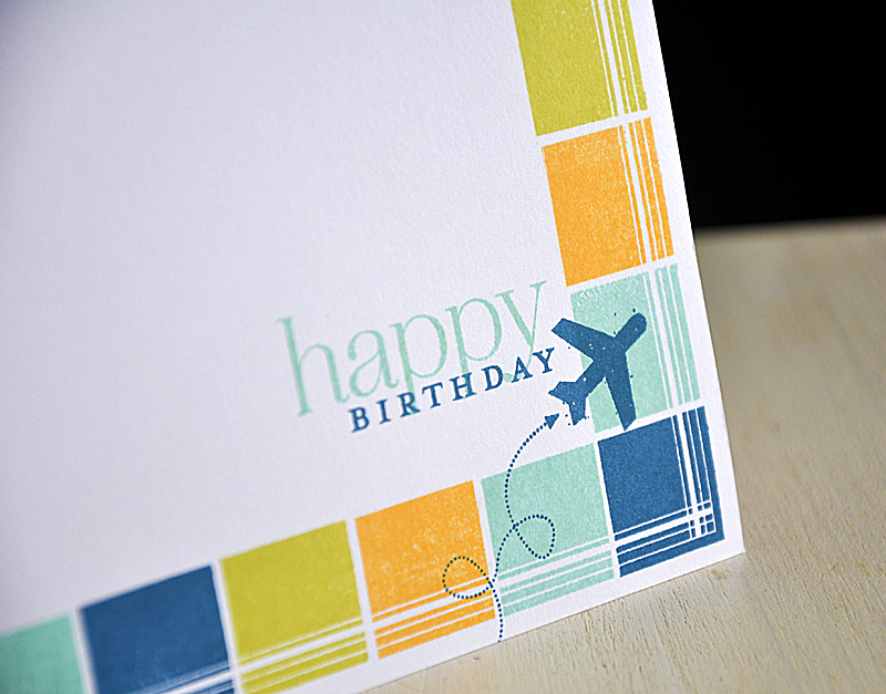 Stamps: Square Prints &amp; Destination<br />
Ink: Enchanted Evening, Aqua Mist, Summer Sunrise...