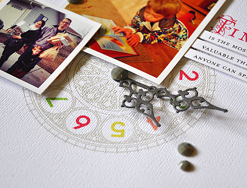 Stamps: Hands of Time &amp; Number Time Trio<br />
Ink: Pure Poppy, New Leaf, Melon Berry,...