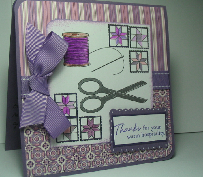 Just playing around!  I misplaced the first layer (I wanted the stripes on the bottom), and then...