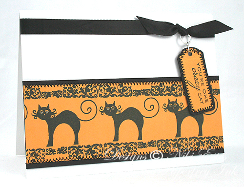 Project Title: You&#039;re One Crazy Cat<br />
Stamps: Spooky Sweets II (Papertrey Ink)<br />...