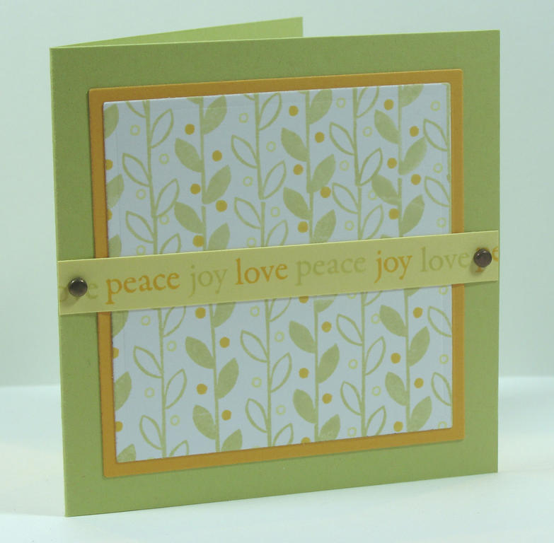 Stamps:  Rustic Branches (PTI)<br />
Ink:  Spring Moss, Lemon Tart, Summer Sunrise (PTI)<br />...