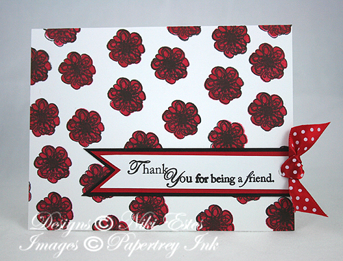 Title: Thank You for being a friend<br />
Stamps: Remember (Papertrey Ink)<br />
Cardstock:...