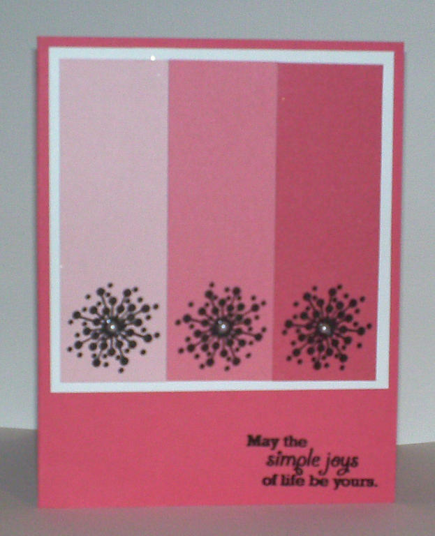 Green Thumb set used &amp; Berry Sorbet cardstock as the card base. Design from SheetLoad Mini -...