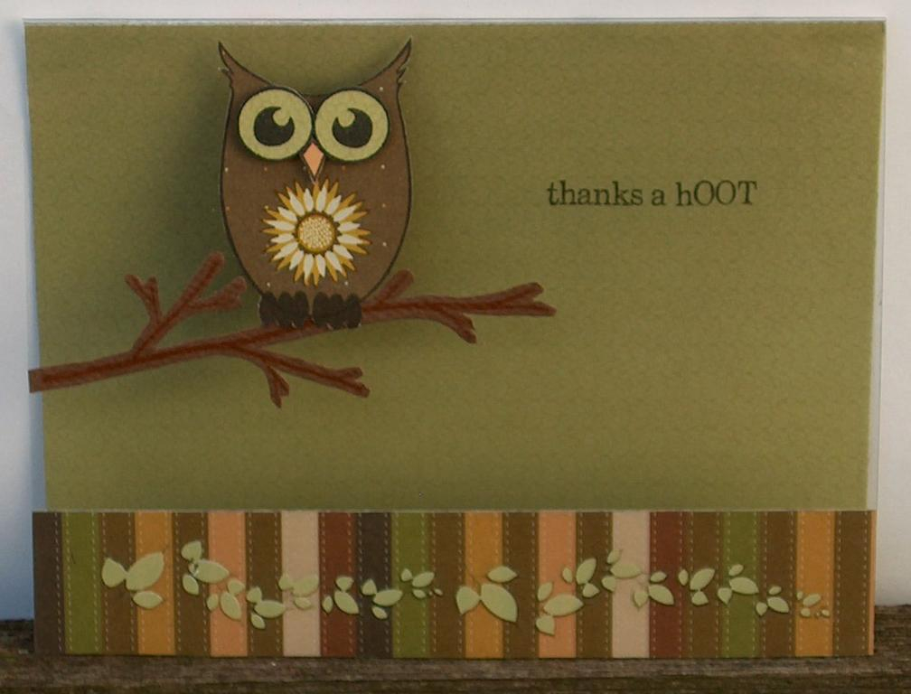 I used the Wise Owl set along with some great Heidi Grace paper &amp; rubons.  This card also...