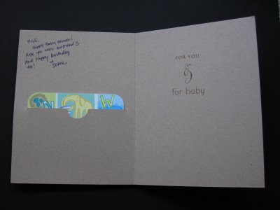 Birthday &amp; a Baby Inside<br />
www.dpkcreations.blogspot.com<br />
Stamps: Green Thumbs,...