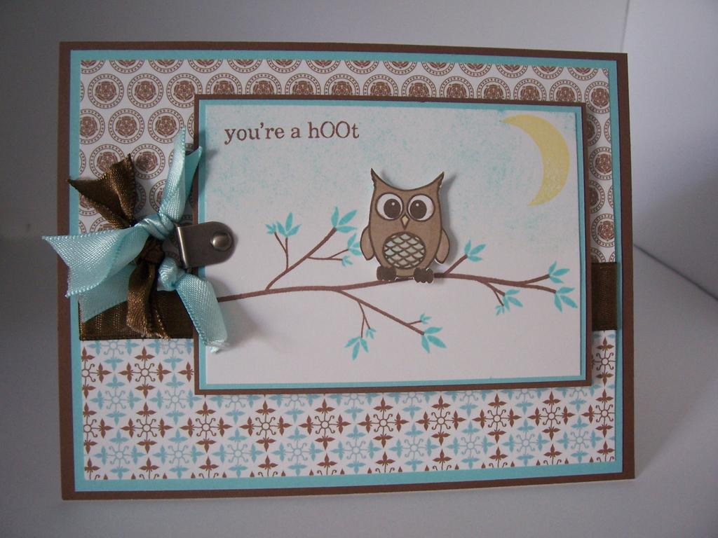 having fun with owl and out on a limb and becky oehlers digi paper