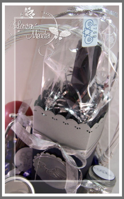 Wine Bottle Box<br />
<br />
I made another faux metal piece for my wine! I created this box...