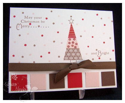 Retro Merry Card<br />
<br />
Supplies:<br />
<br />
Stamps- Merry &amp; Bright<br />...