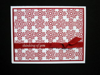 Guide Lines and embossing on ribbon