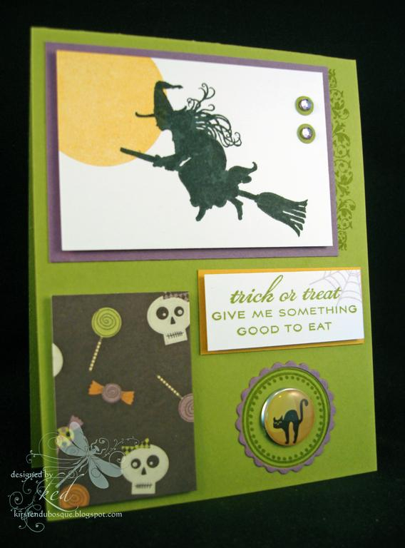 This my the card for Lauren Meader's SSC for this week.  Love this Halloween set!