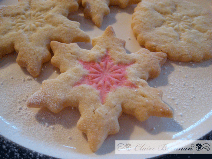 I made some cookies and stamped them with PTI snow flakes!! They actually turned out ok.