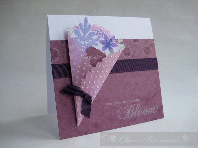Another wrapped bouquet
