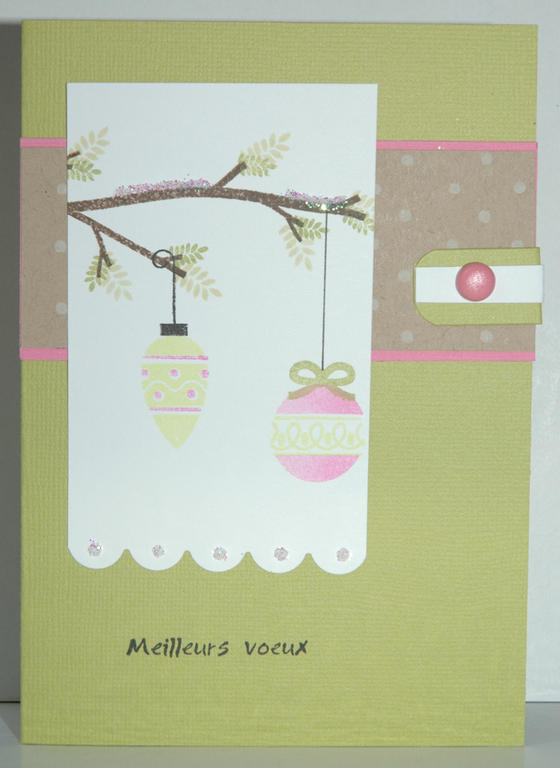 stamps : Take a bough / Rustic branch (to do the polka dots background).<br />
Inks :...