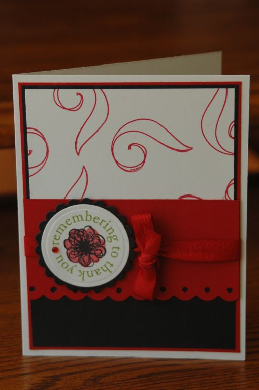 Supplies:<br />
<br />
Stamps: Remember (PaperTrey)<br />
Ink: Pure Poppy &amp; Berry Sorbet...
