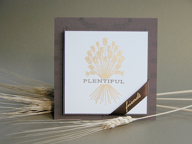 First Fruits Plentiful Friends<br />
Stamps: First Fruits (will be released on August 15th)<br...