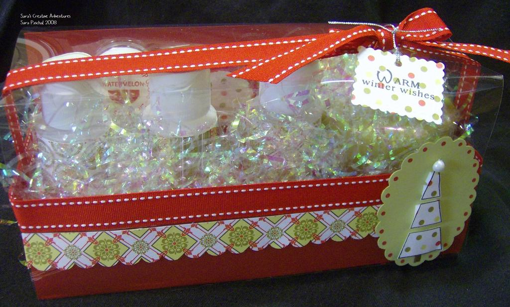Bath and Body Gift Set<br />
Best Christmas Project Entry