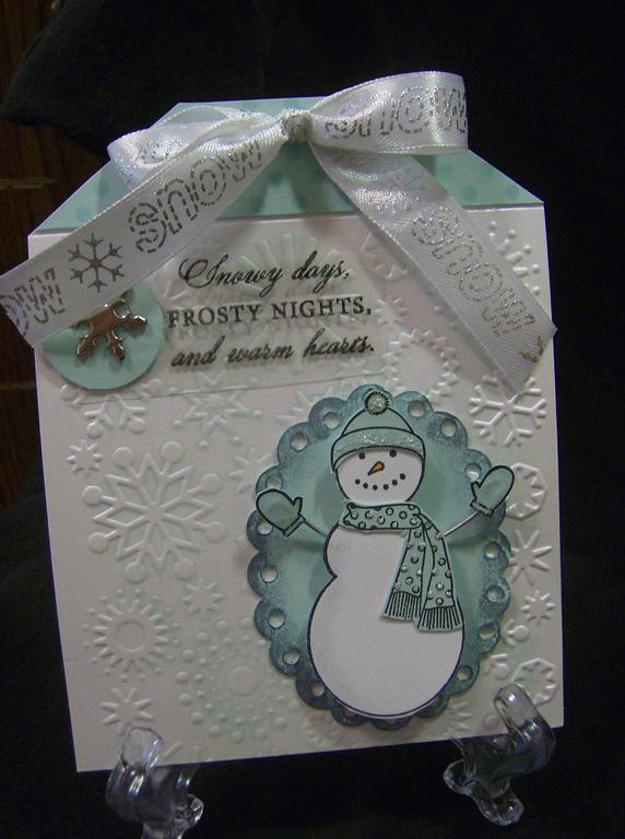 Made of Snow <br />
Snowman/snowflake GSS Entry Sara paschal<br />
This is a round 9 PTI swap...