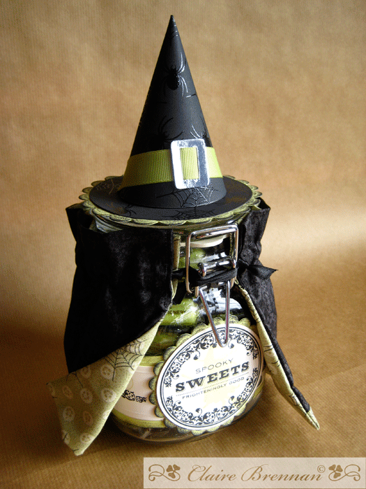 Witch jar for Halloween - Spooky sweets 2
