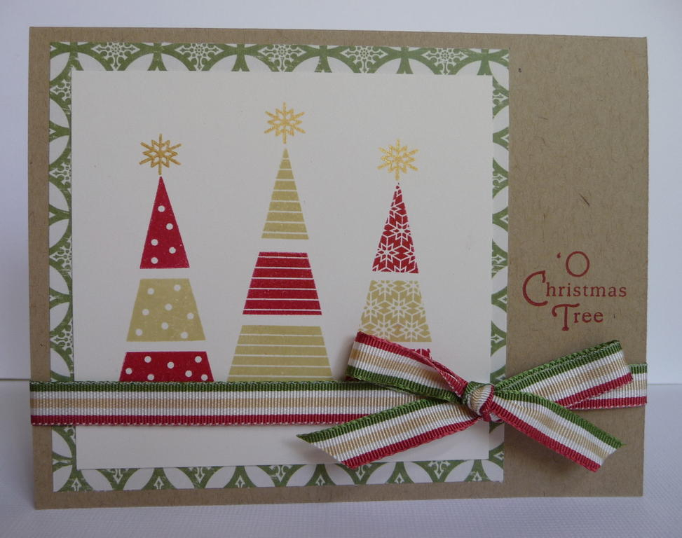 Holiday notecards, close up of notecard